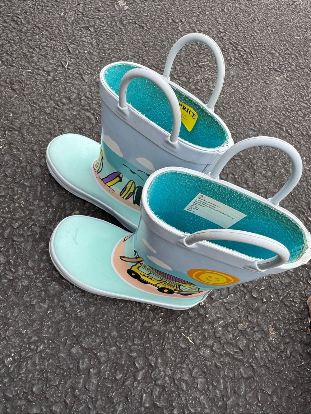 Cat &jack kids rain boots size 8